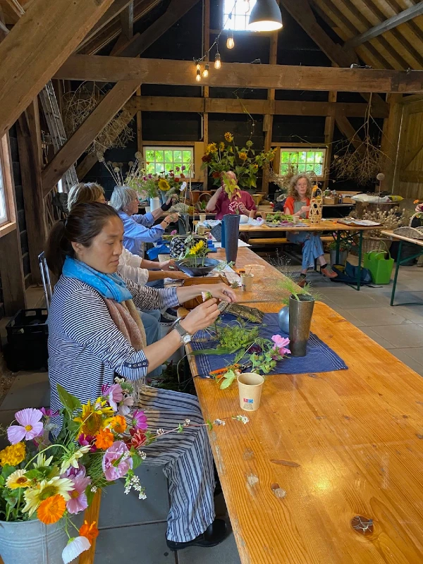 Workshop Pluktuin augustus 2025 Ikenobo NL Chapter